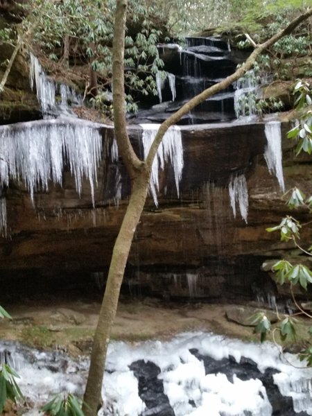 Winter time is beautiful on this trail.