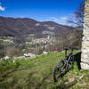 Pastoral scene outside the village of Caneggio