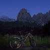 The Dolomites after dark