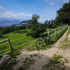 Peaceful doubletrack near Alpe Vicania