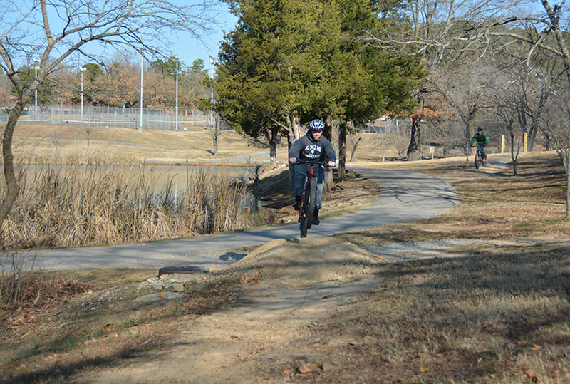 Second Jump on Cross Country Trail.