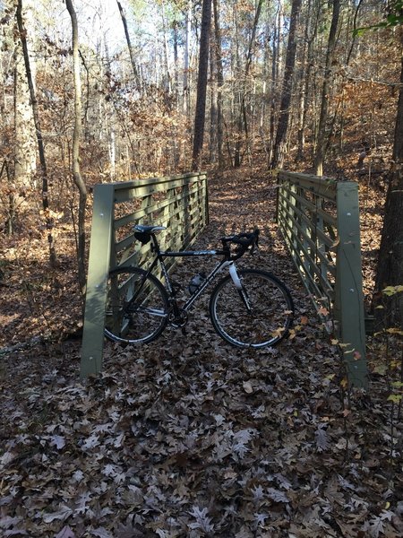 A nice bridge on Trail 1 (Blue).