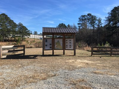 The kiosk at Selma's new trial head has a map and information on the history of the preserve and the unique flora that makes it home.