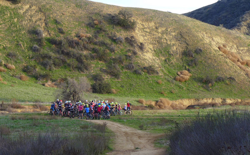 High School Mountain Bike Team at Oakmont Park.