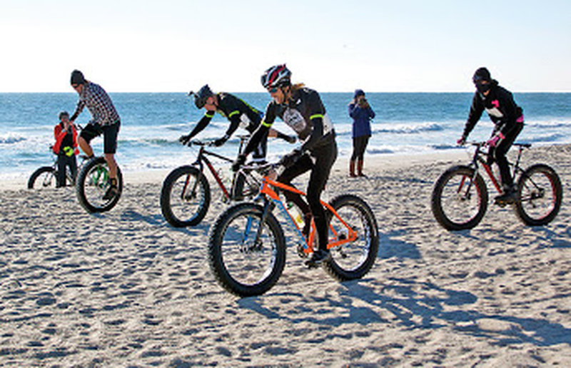 Fat bikes on the beach!