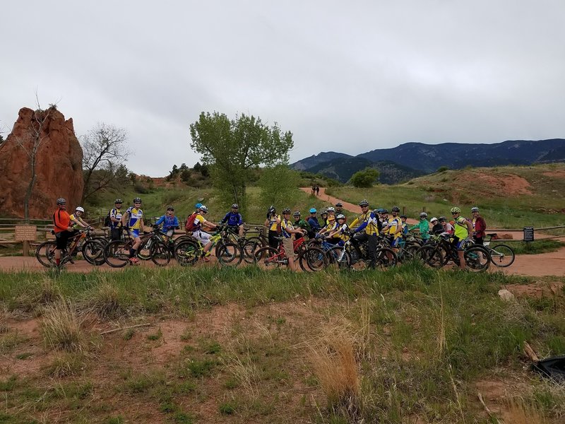 Front Rangers Youth Cycling at Red Rocks.