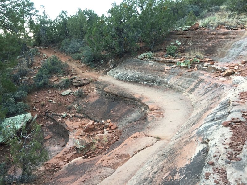 Sick slick rock berm on Aerie!!