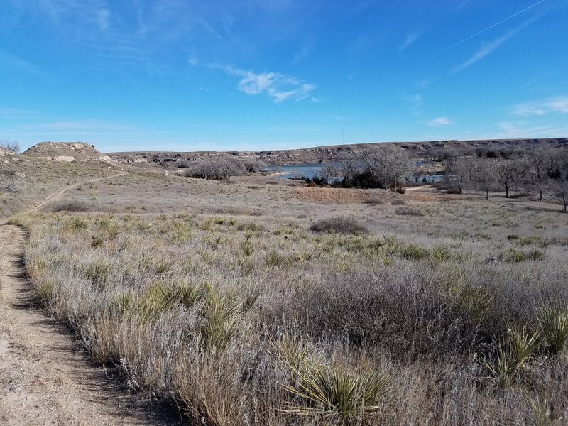 Notheast side of lake.