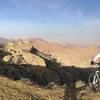 The views across the mountain around Petra