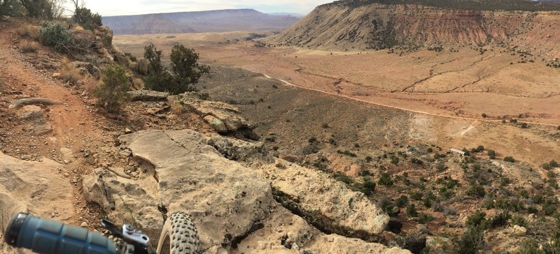 Salt on the Rim...really means riding on the rim of the mesa...300 foot drop off but great views!