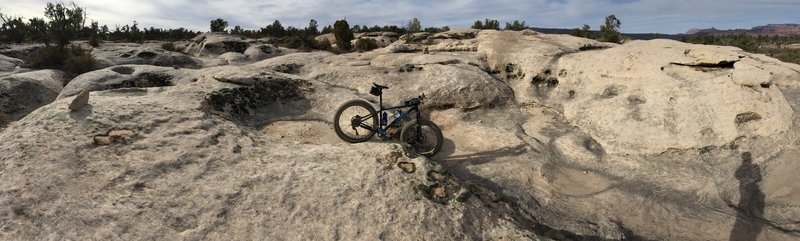 A Slick Rock playground...like riding on the moon!