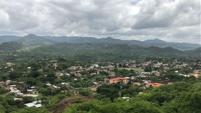 Vista del pueblo de Teupasenti.