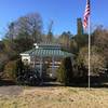 The Willington Gazebo provides a good landmark for the start of the trail.