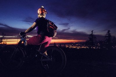 Bring the lights, Galbraith is great for night riding too!