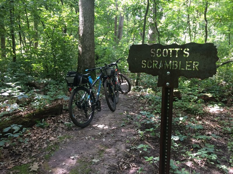 Start of Scott’s Scrambler