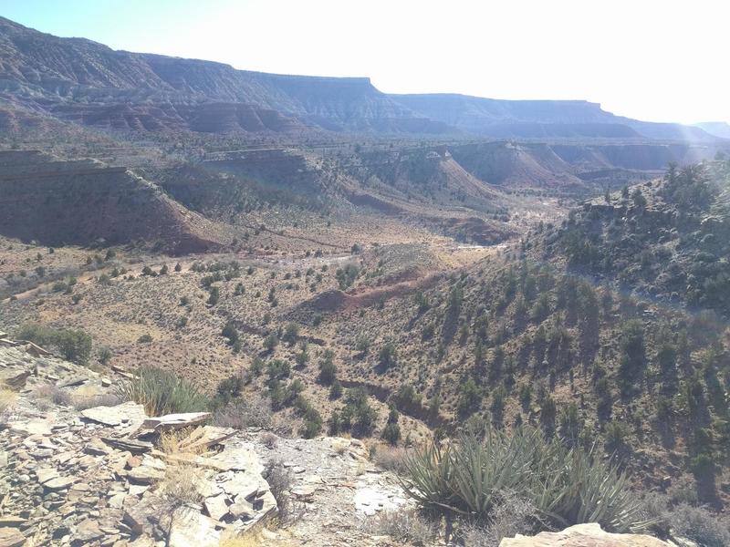 La Verkin Creek overlook.