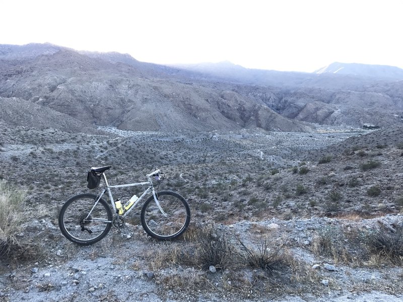 Fisher Sphinx looks down into the valley.