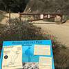 Overturf Trailhead information signage, "Journals of the Past: The Hiker."