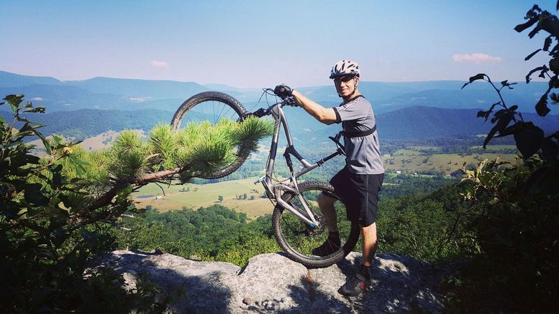 North Fork Trail System overlook with Christopher Langley.