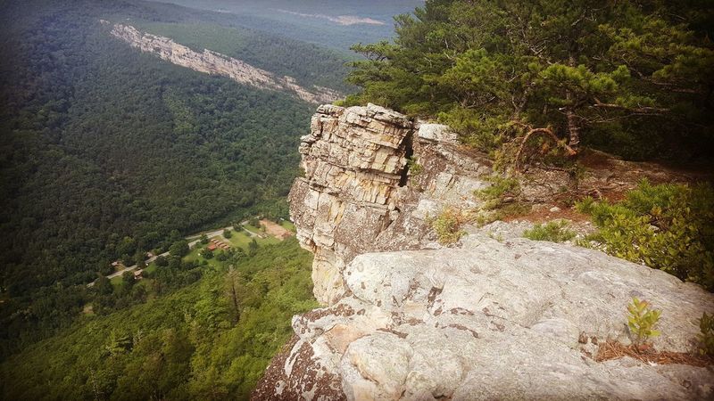 Overlooks just before the final downhill on the North Fork Trail.