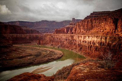 Looking north towards Canyonlands National Park.