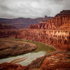 Looking north towards Canyonlands National Park.