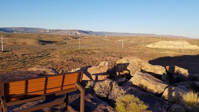 Will Gilbert Point offers a gorgeous view, a comfortable bench, and a great spot for a snack or some lunch.