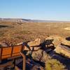 Will Gilbert Point offers a gorgeous view, a comfortable bench, and a great spot for a snack or some lunch.