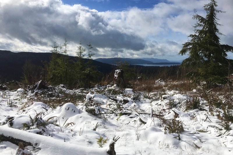 View to the bay from Little Dipper on a sunny afternoon.