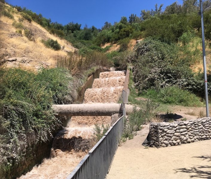 El Salto Water Drop Channel Cerro San Cristobal.