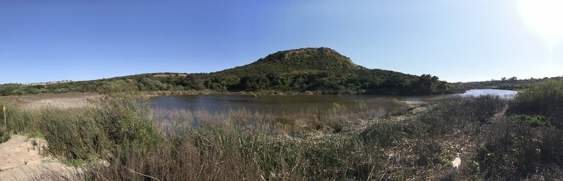 Calavera Lake is a pleasant sight any time of year.