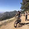 Testing some E bikes on Zaca