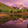 The La Sal Mountains from Oowah Lake.