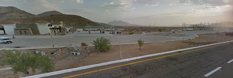 Rest area at the end-Store under construction