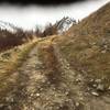 Looking up the lower section of the trail.  There's just enough rocks to keep things interesting . . .