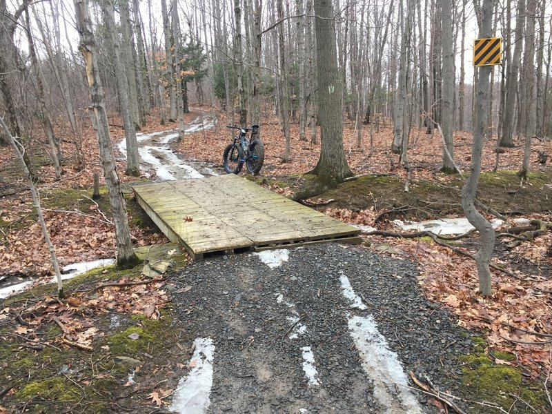 Small bridge on the Perimeter Trail