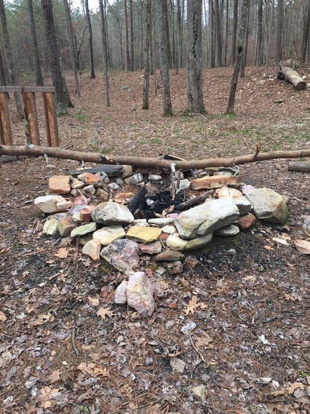 One of several camping areas you'll pass by on way to singletrack.  Only adding photo so you'll know you're going the right way.