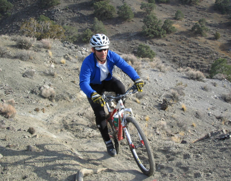 Reno MTB XC-Highland Trail-Hidden Valley Bike Trails Glen Y 2004 Above the Tanks.