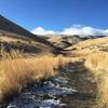 Beautiful views as you head up and west into the foothills of the Carson Range.