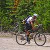 Gravel riding on the NorPac Trail.