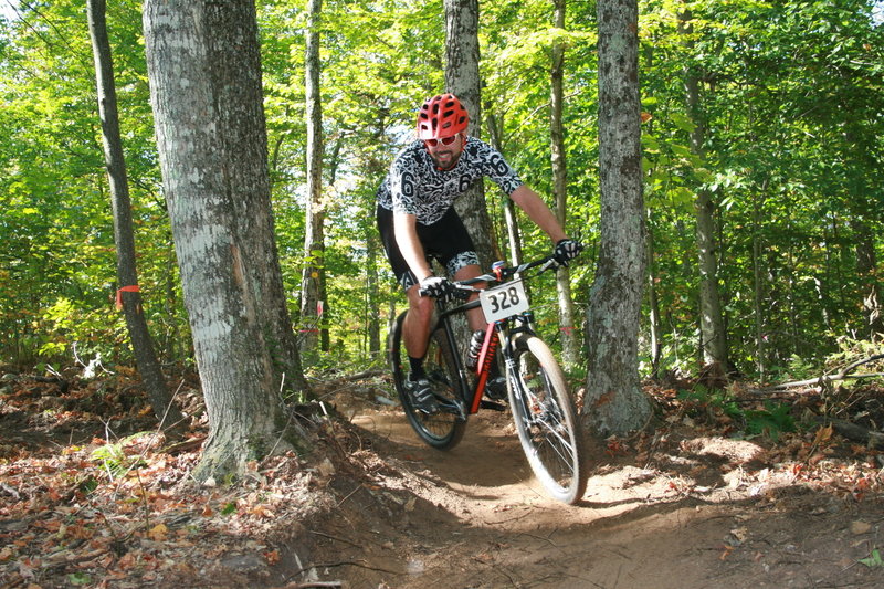 Garnet Hill Grit Bike Race 2017 on the trail.