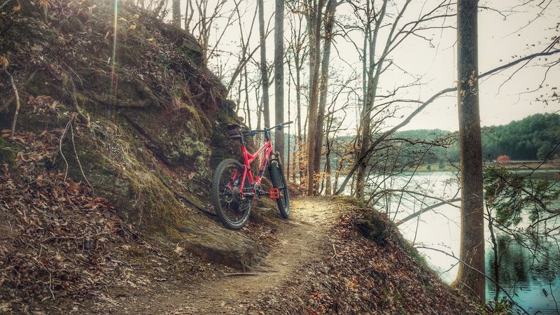 Evening ride at Issaqueena Lake