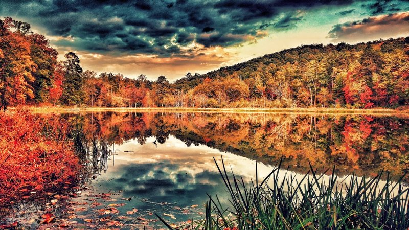 Nancytown Lake in autumn