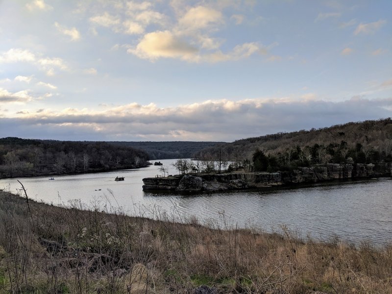 Lake view from the dam.