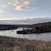 Lake view from the dam.