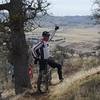 Russ near the top of the Geronimo climb