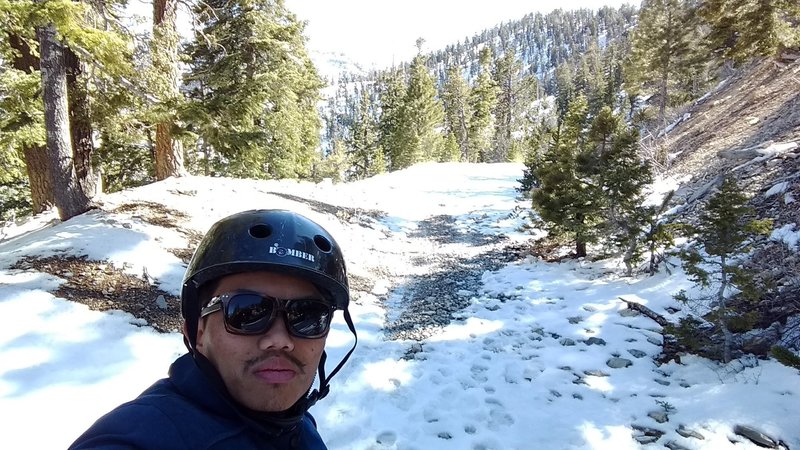 Taken March 27, when the trail really destroys you and your bike.