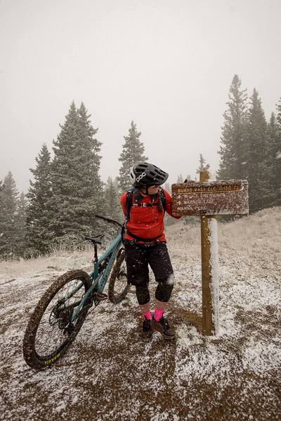 Snowing at Burro Pass... fun!