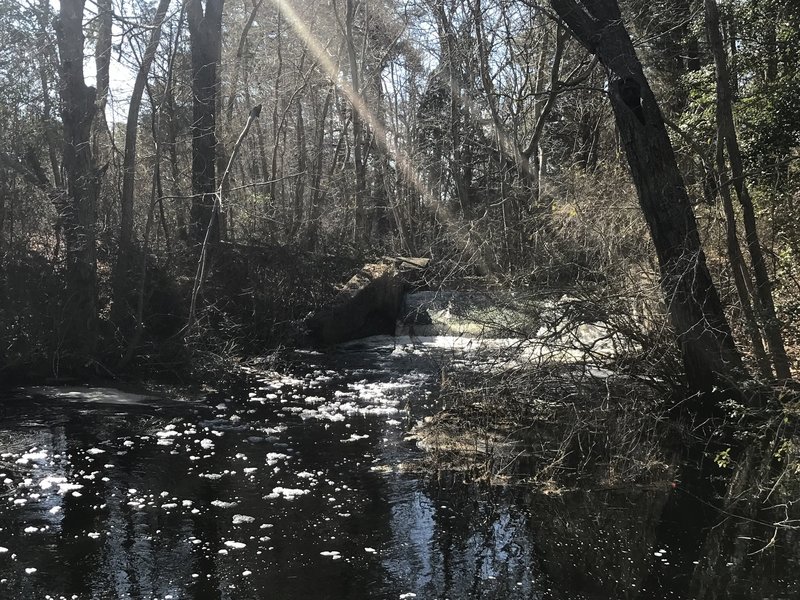 Looks like a water dam created in the late1800s