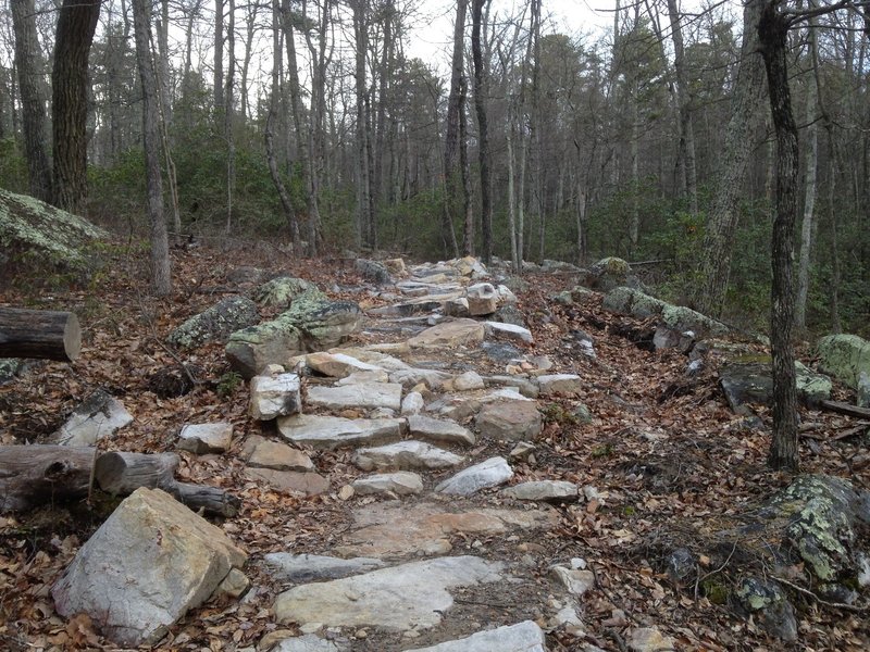 Man-Made Rock Garden on Wolf Ridge